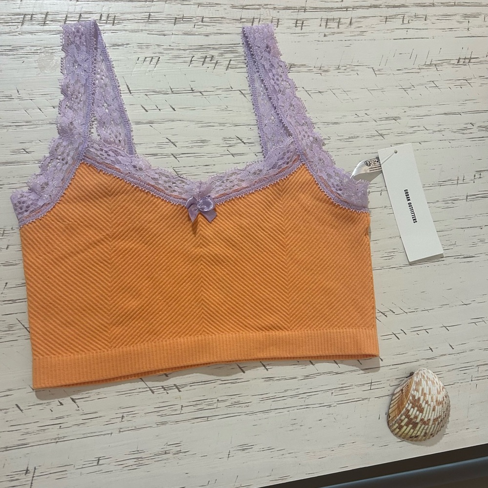 NWT Out From Under Orange bralette!!